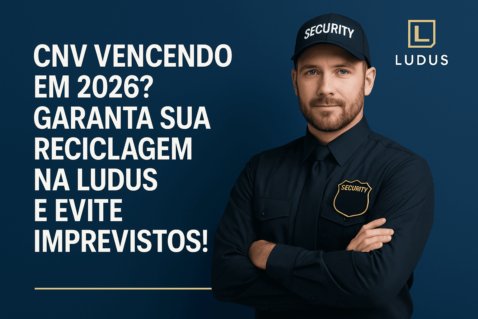 CNV Vencendo em 2026? Garanta sua Reciclagem na Ludus e Evite Imprevistos!