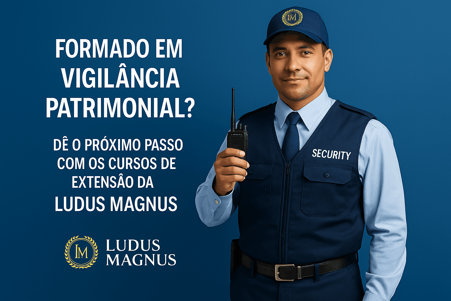 Formado em Vigilância Patrimonial? Dê o Próximo Passo com os Cursos de Extensão da Ludus Magnus